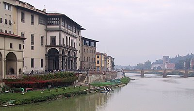 Uffizi Museum on the River Arno